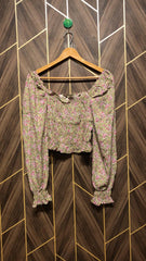 Trendy Chiffon CropTop Size X Small