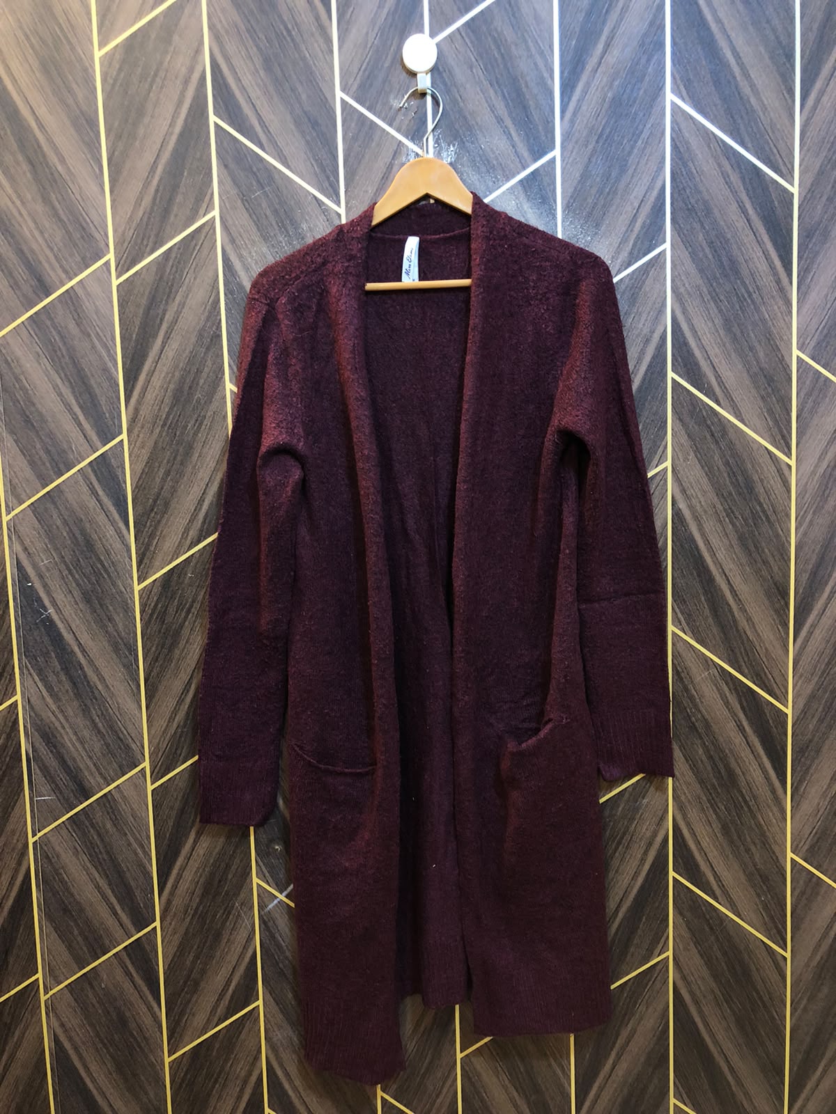 Women Wool Cardigan Sweater Medium | Size | Chest 19 | Length 40
