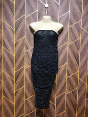 Tube Party Dress Small Size Chest 18 Length 36  body cone