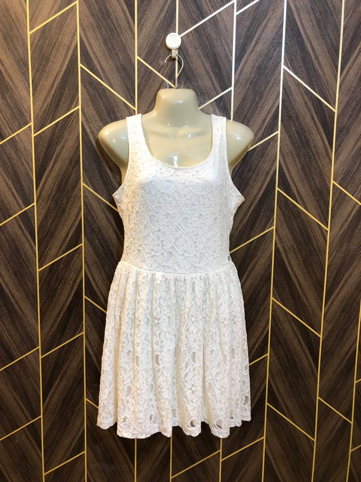Mini Dress Net Jersey Small Size Chest 18 Length 34