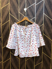 Western Top Silk – Small Size (Chest: 18, Length: 20  ) crop