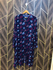 Women Long Shirt Linen 2XL | Chest 24 | Length 40