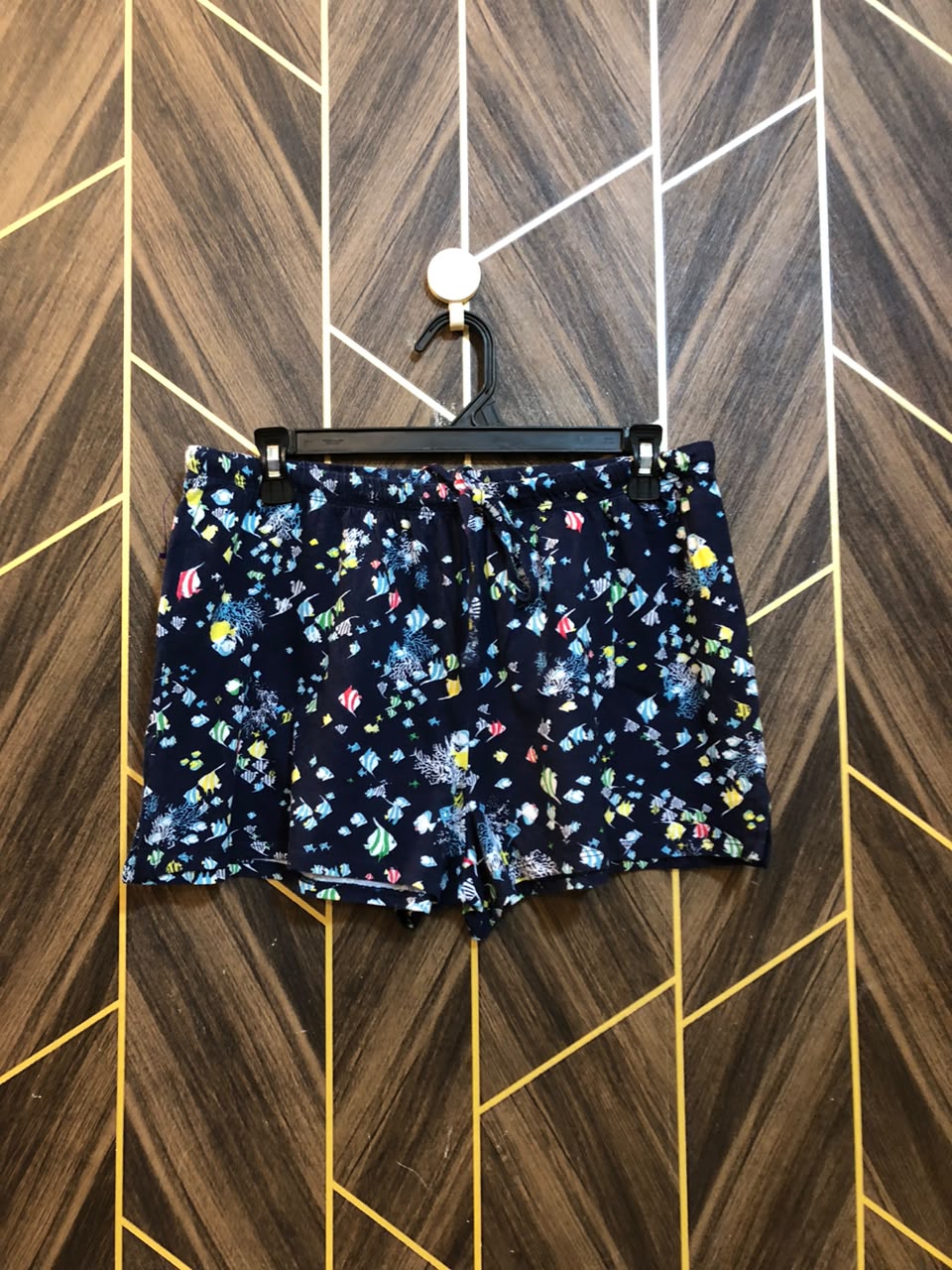 Women Mini Shorts Jersey Large | Size Waist 34