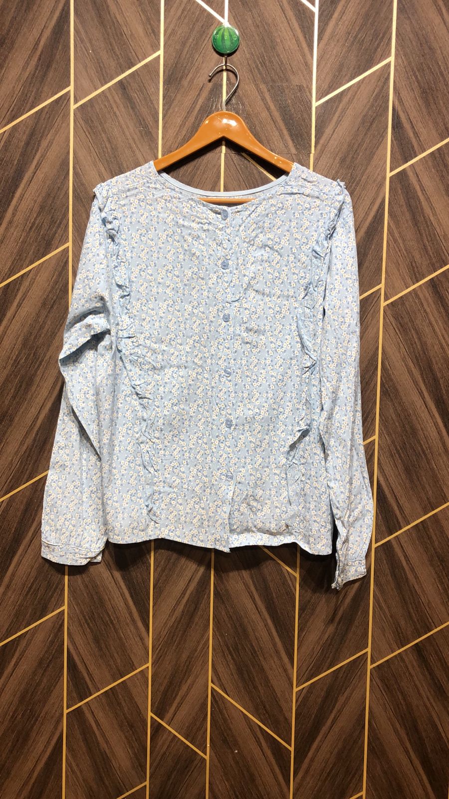 Western Top Chiffon – Large Size (Chest: 23  , Length: 25  )