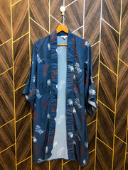 Women Long Shirt Chiffon Medium | Chest 19 | Length 39 shrug
