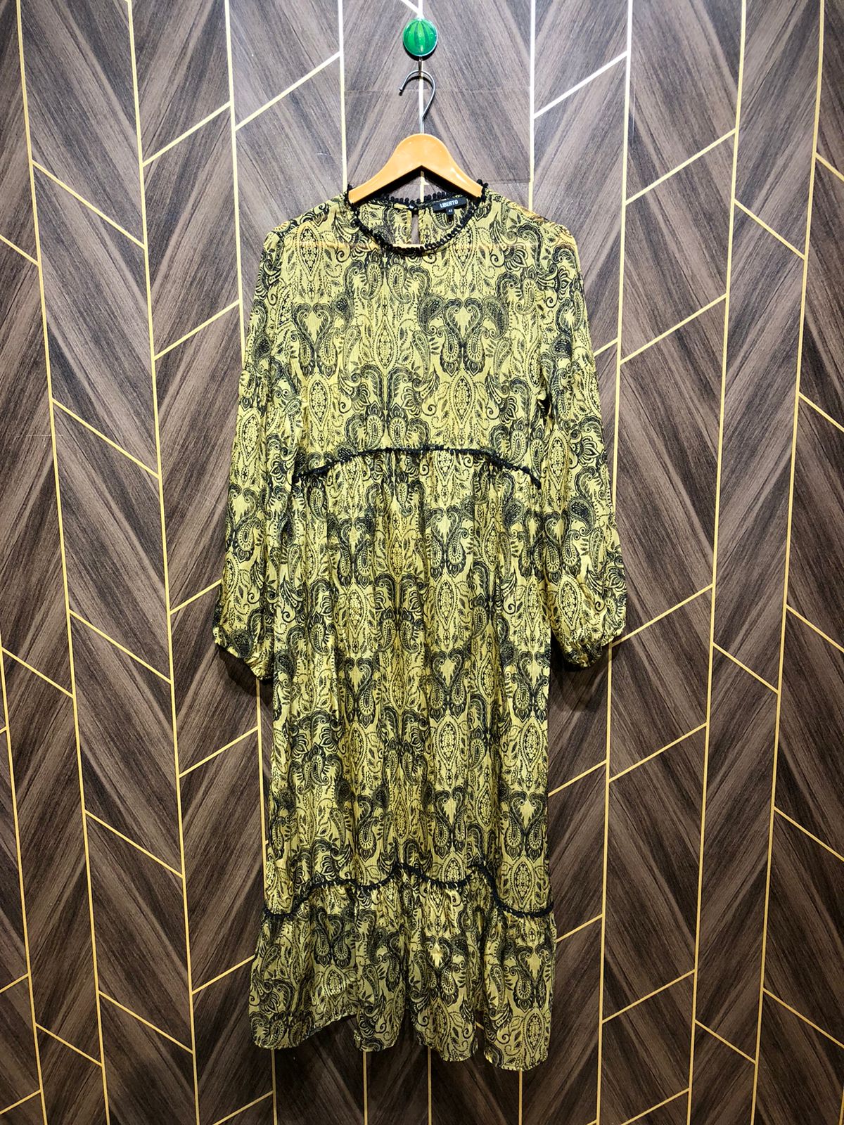 Western Long Maxi Chiffon See Through X Large | Size | Chest 22 | Length 50