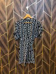 Mini Dress Chiffon Small Size Chest 18 Length 34