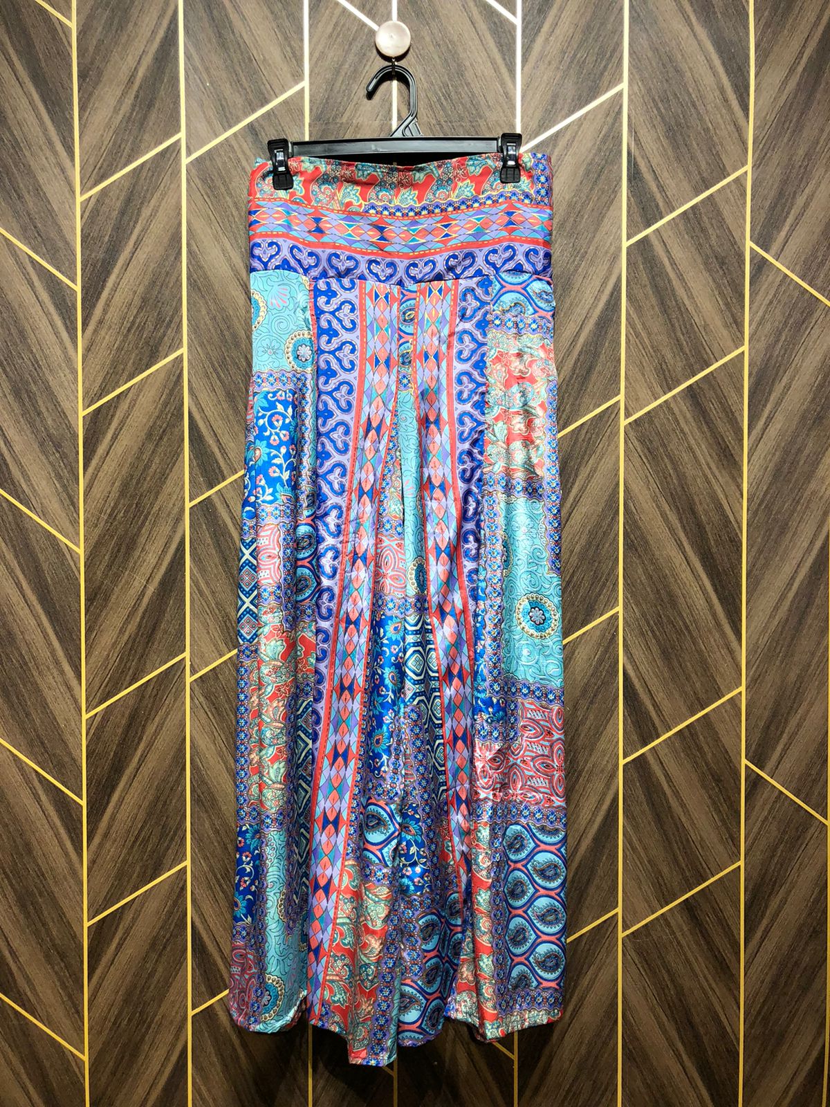 Western Silk Plazo Medium | Size Waist 30 | Length 41