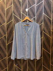Western Top Chiffon – 1XL Size (Chest: 23, Length: 27  )