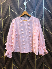 Western Top Chiffon – Medium Size (Chest: 19, Length: 24 )