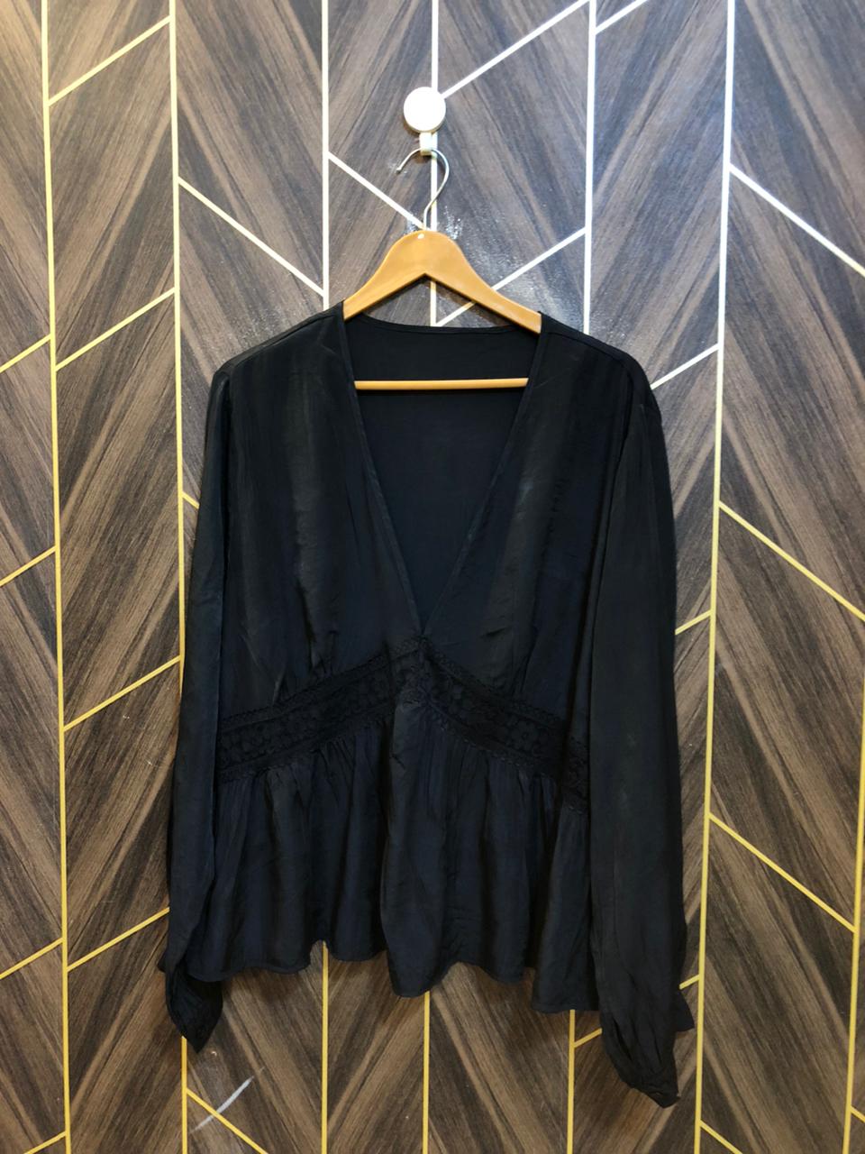 Western Top Silk – 2XL Size (Chest: 24, Length: 26)