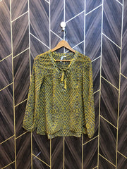 Western Top Chiffon (See Through) – X-Small Size (Chest: 17, Length: 26  )