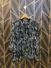 Western Top Chiffon (See Through) – 2XL Size (Chest: 24, Length: 28 )