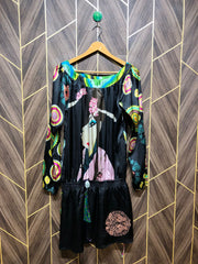 Mini Dress Silk Medium Size Chest 19 Length 39