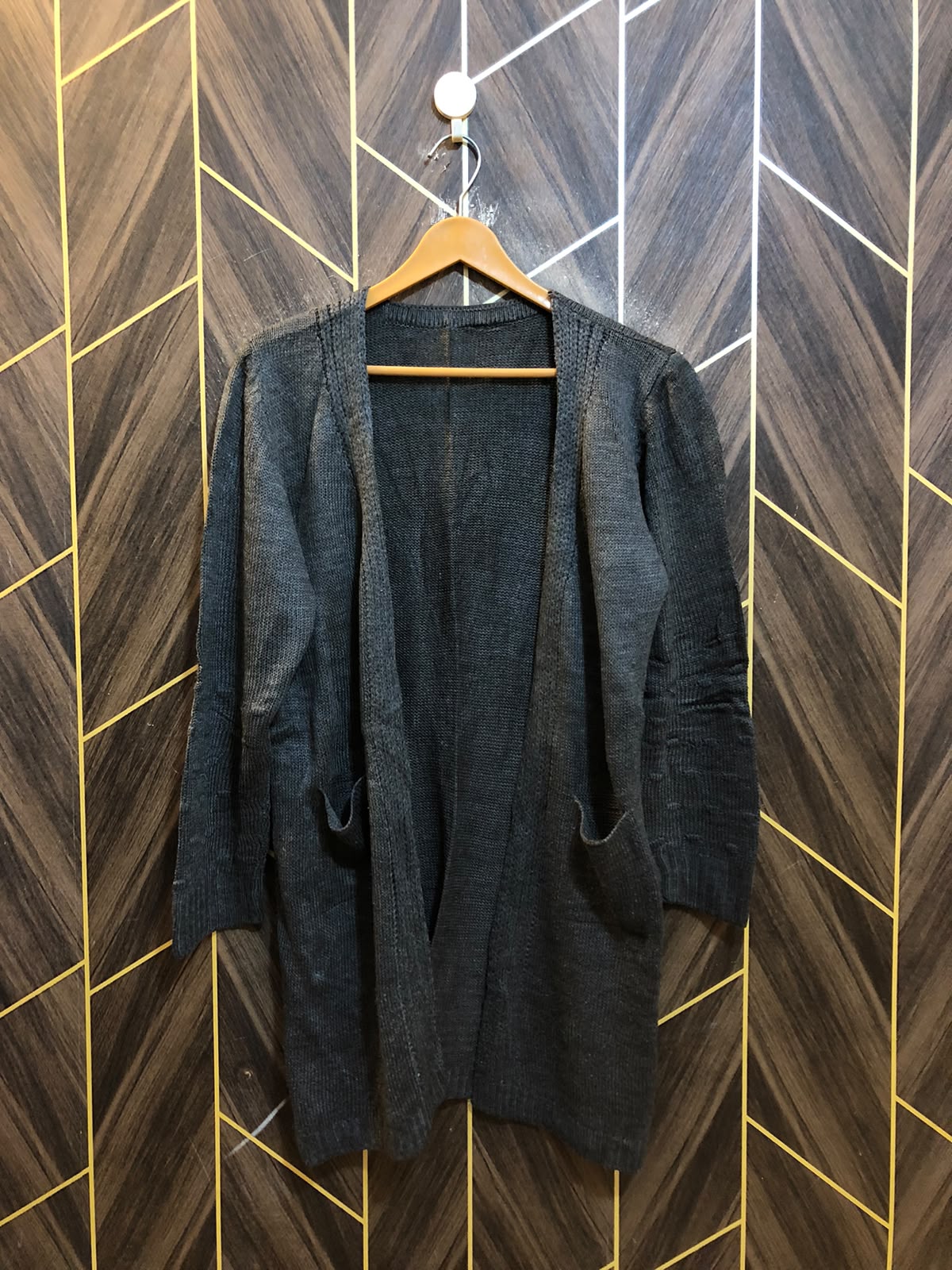 Women Wool Cardigan Sweater Small | Size | Chest 18 | Length 32