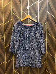 Western Top Chiffon (See Through) – 2XL Size (Chest: 24, Length: 28 )