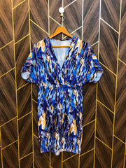 Mini Dress Silk Medium Size Chest 19 Length 39