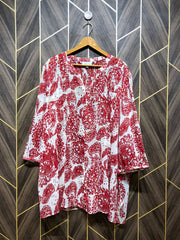 Western Top Chiffon (See Through) – X-Large Size (Chest: 27 , Length: 34)