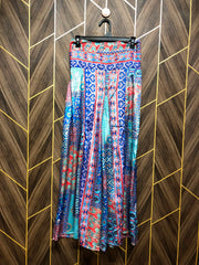 Western Silk Plazo Small | Size Waist 28 | Length 41