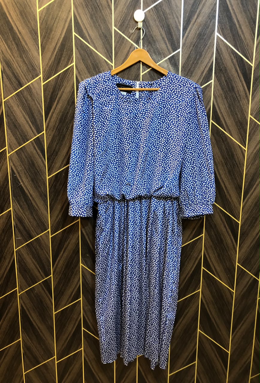 Western Long Maxi Silk X Large | Size | Chest 22 | Length 48
