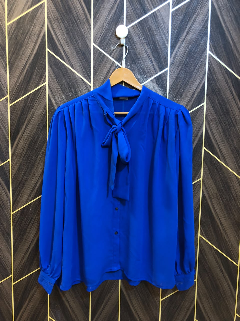 Western Top Chiffon (See Through) – Large Size (Chest: 21 , Length: 26  )