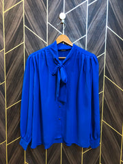 Western Top Chiffon (See Through) – Large Size (Chest: 21 , Length: 26  )