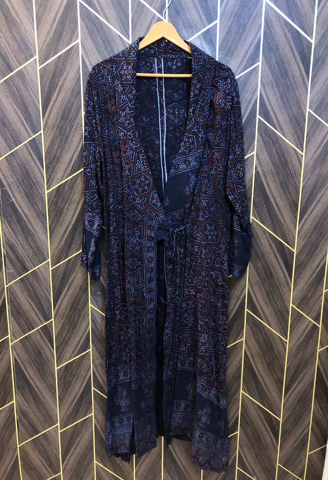 Western Long Maxi  shrug  Linen Large | Size | Chest 21 | Length 53