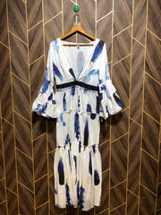 Western Long Maxi Silk Medium | Size | Chest 19 | Length 54