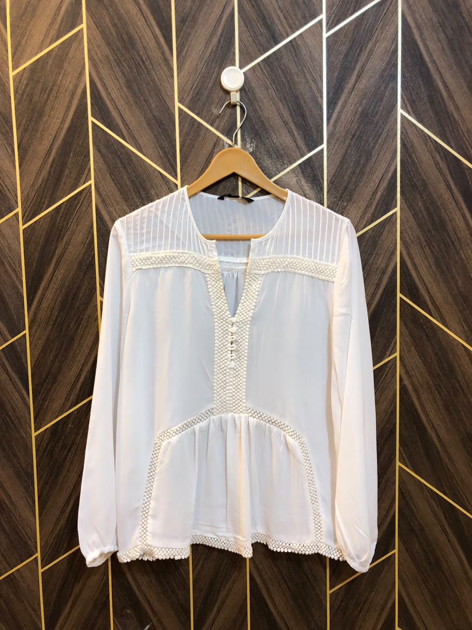 Western Top Chiffon – Medium Size (Chest: 19, Length: 25 )