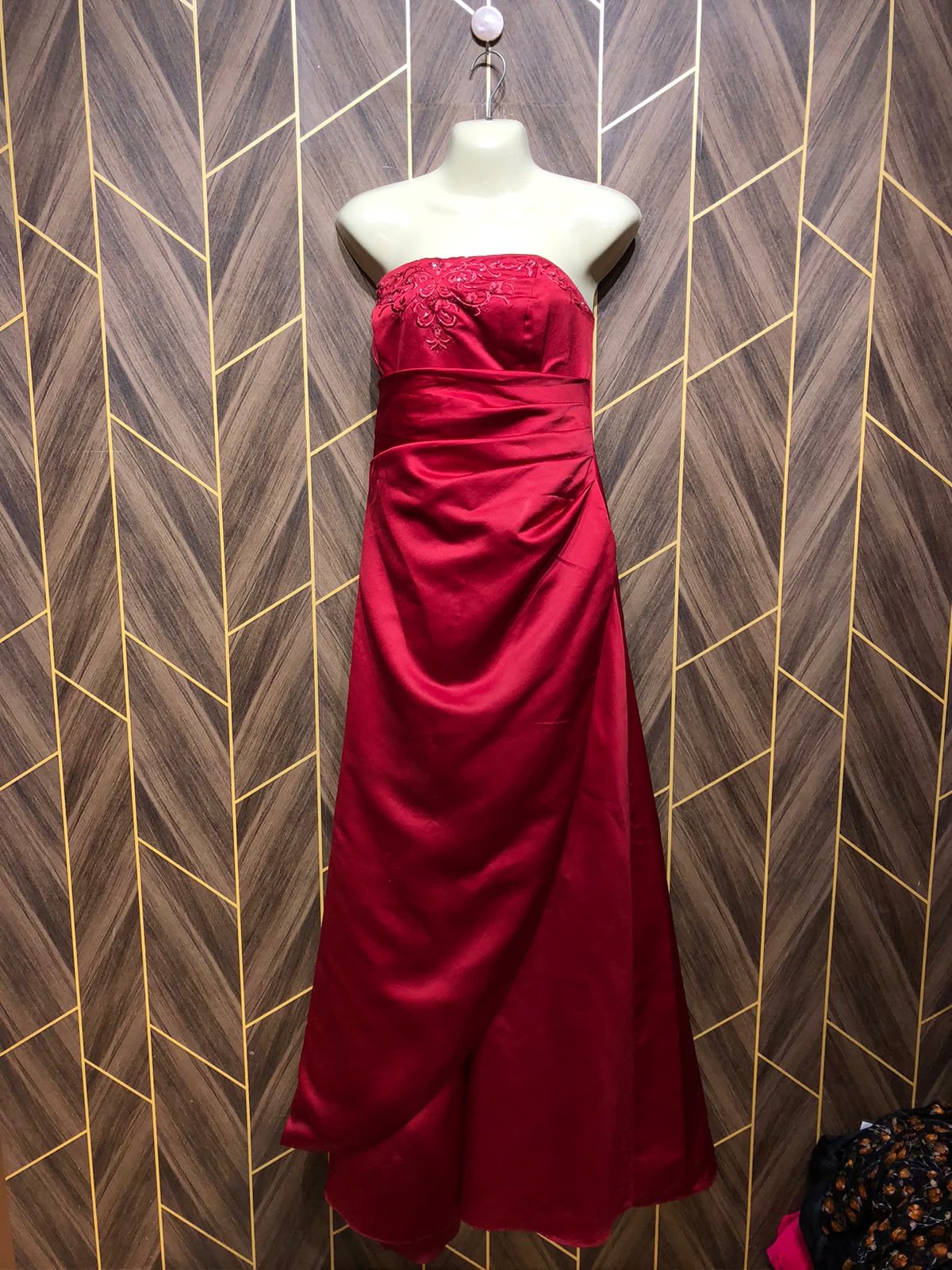 long maxie silk chest 18 length 49