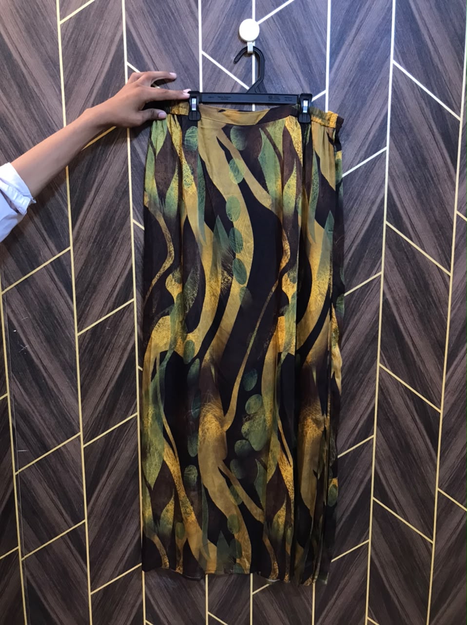 Women Silk Cord Set | Shirt Chest 21 | Shirt Length 39 | Skirt Waist 34 | Skirt Length 41