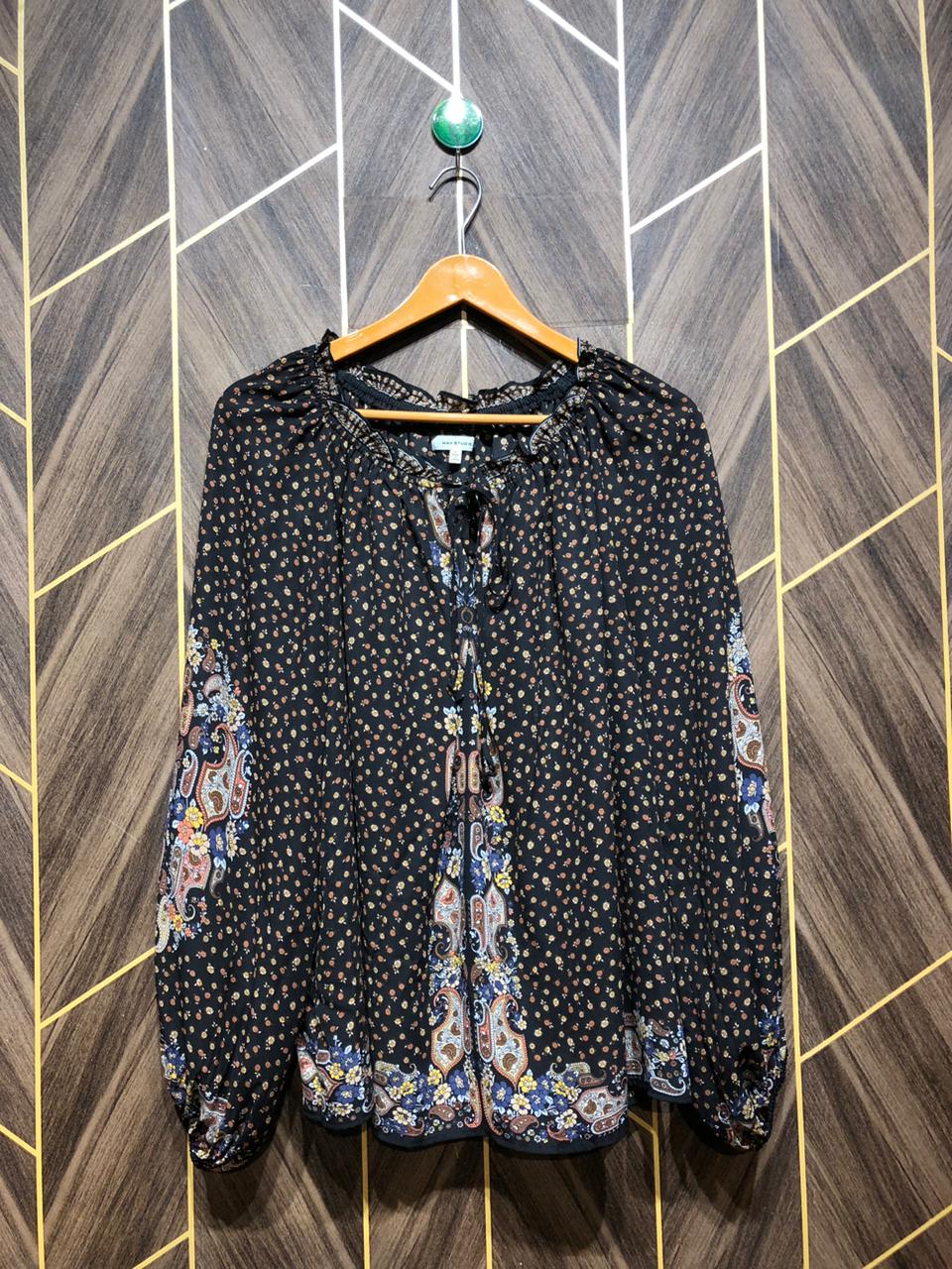 Western Top Chiffon – X-Large Size (Chest: 21, Length: 26)