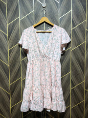Mini Dress Chiffon Medium Size Chest 19 Length 35