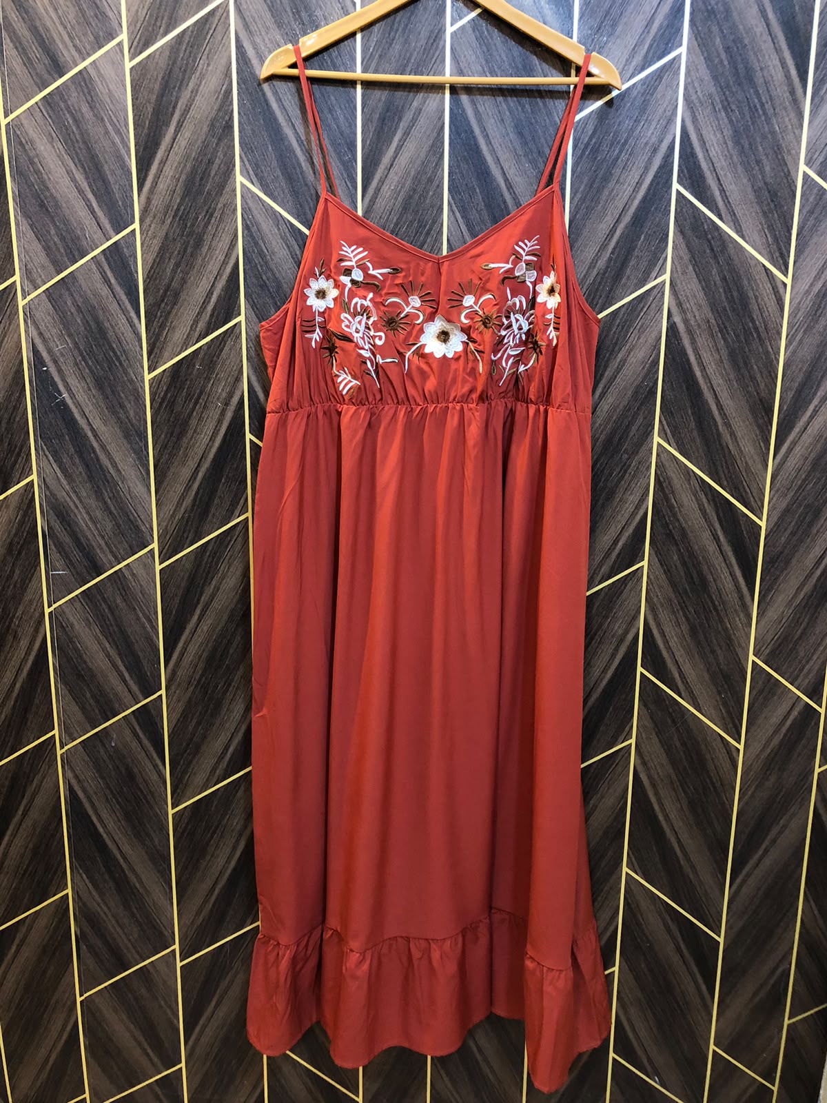 Western Long Maxi Silk X Large | Size | Chest 22 | Length 52