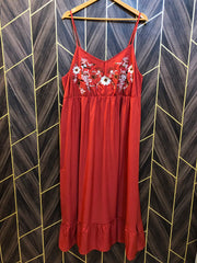 Western Long Maxi Silk X Large | Size | Chest 22 | Length 52