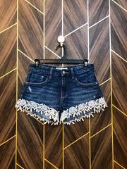 Women Mini Shorts denim Small | Size Waist 28