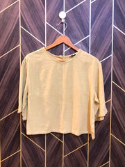 Trendy Linen CropTop Size Medium