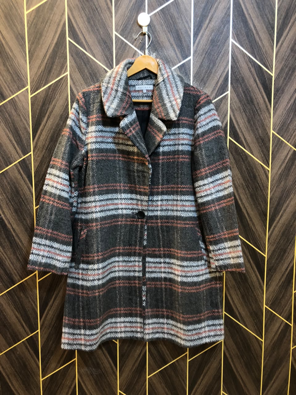 Women Wool Coat Large | Size | Chest 21 | Length 35