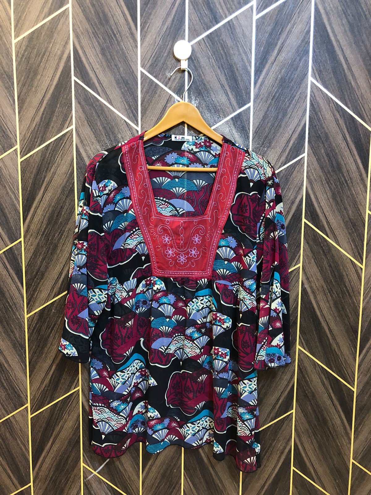 Western Top Silk – X-Large Size (Chest: 22, Length: 29 )