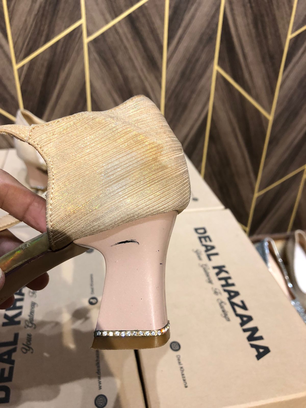 Women  Minor stain see in picture Heels Size 38/8
