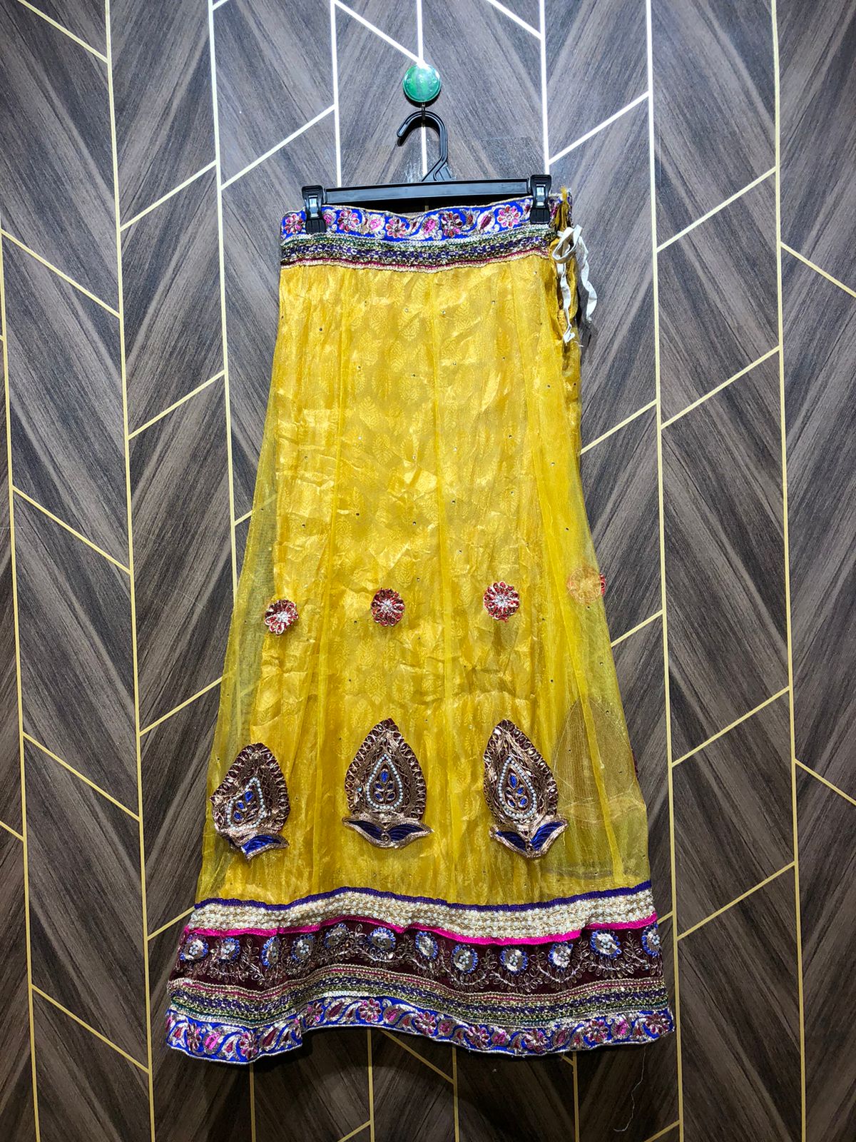 Western Silk Net  Skirts Medium | Size Waist 32 | Length 39