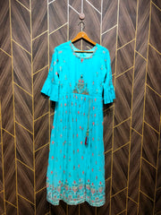 Western Long Maxi Chiffon X Small | Size | Chest 17 | Length 51
