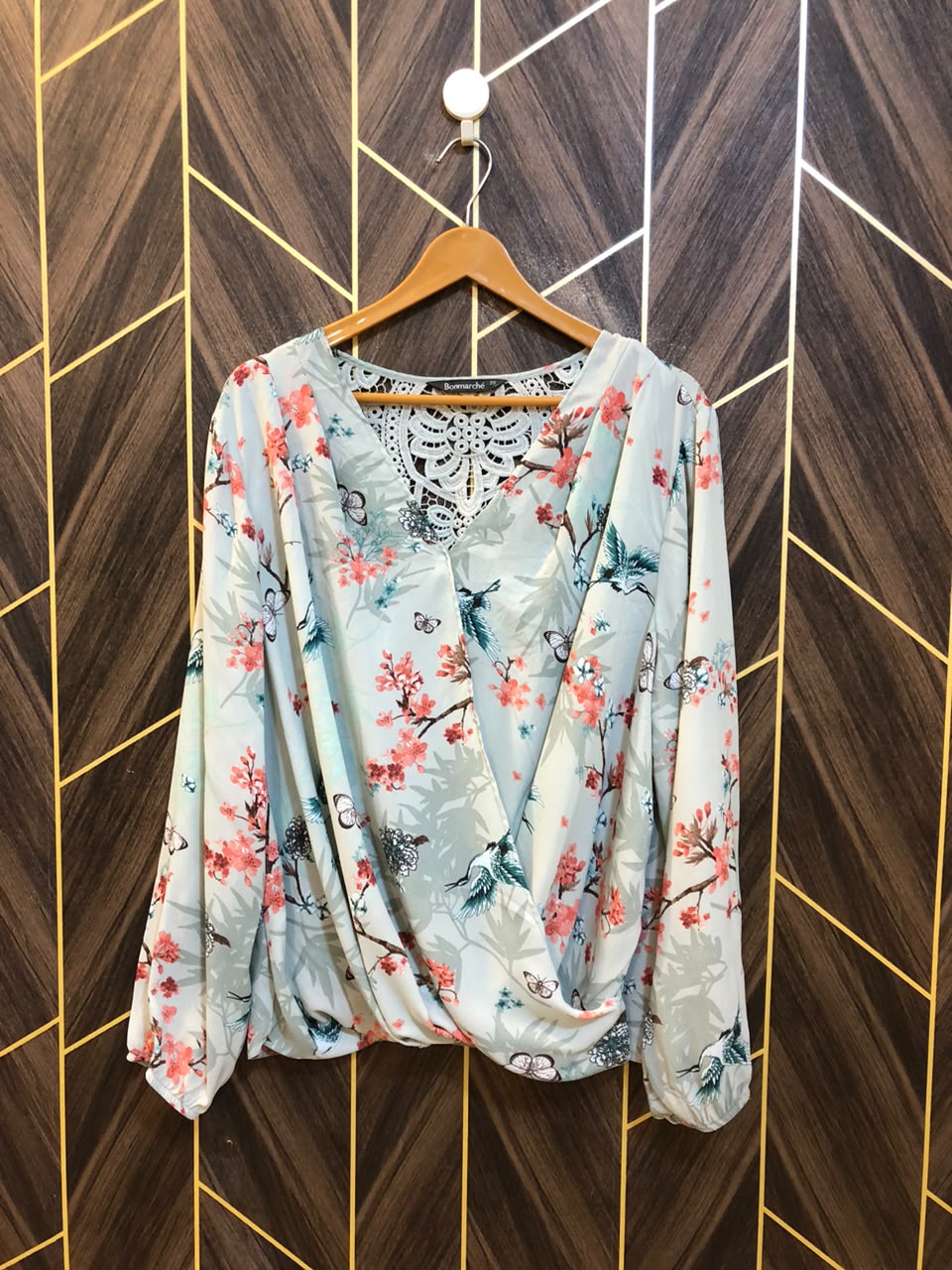 Western Top Chiffon – 1XL Size (Chest: 23, Length: 26  )