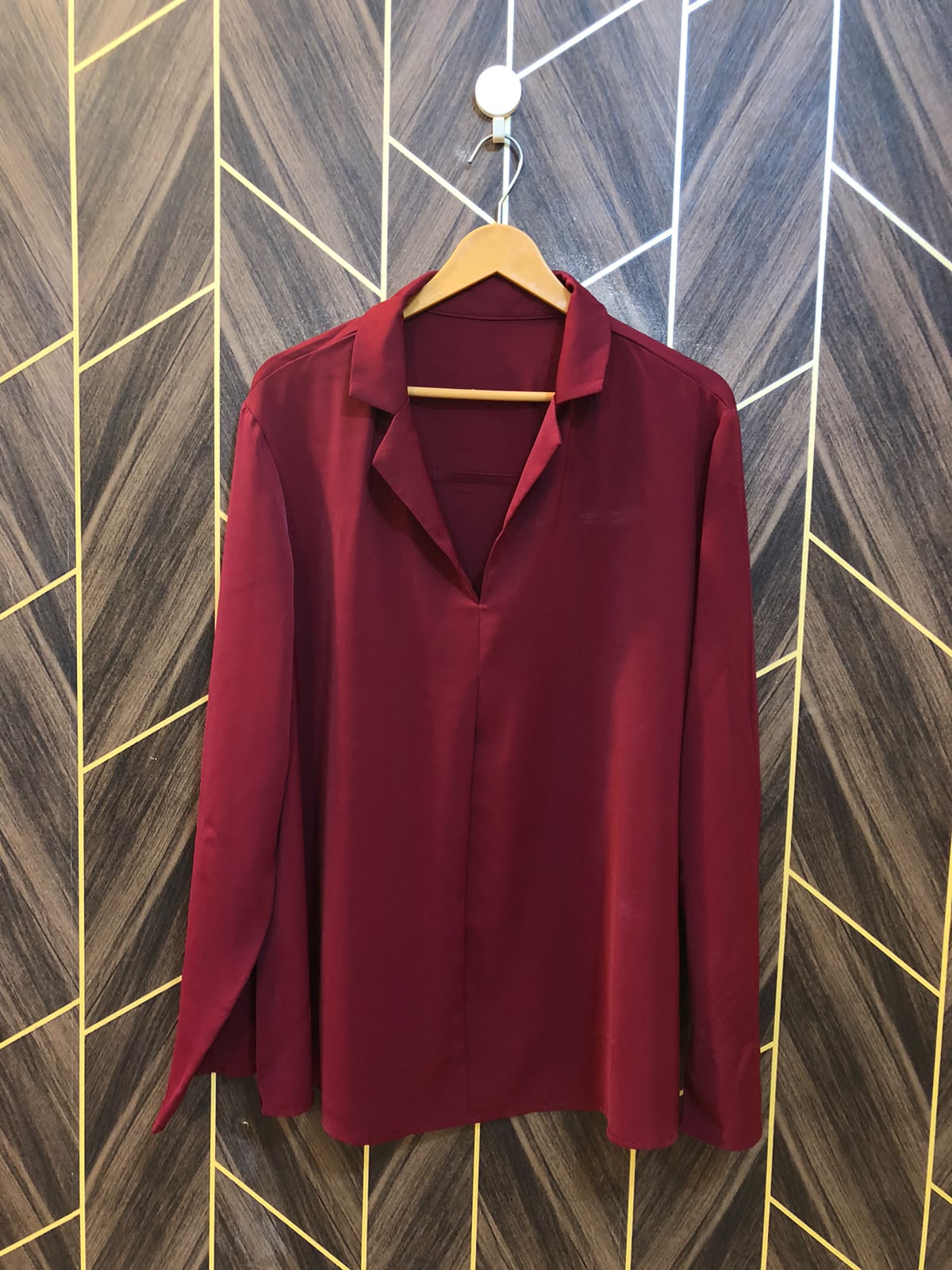 Western Top Chiffon – Large Size (Chest: 25  , Length: 29