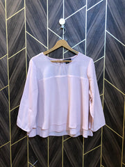 Western Top Chiffon – X-Large Size (Chest: 22, Length: 23 )