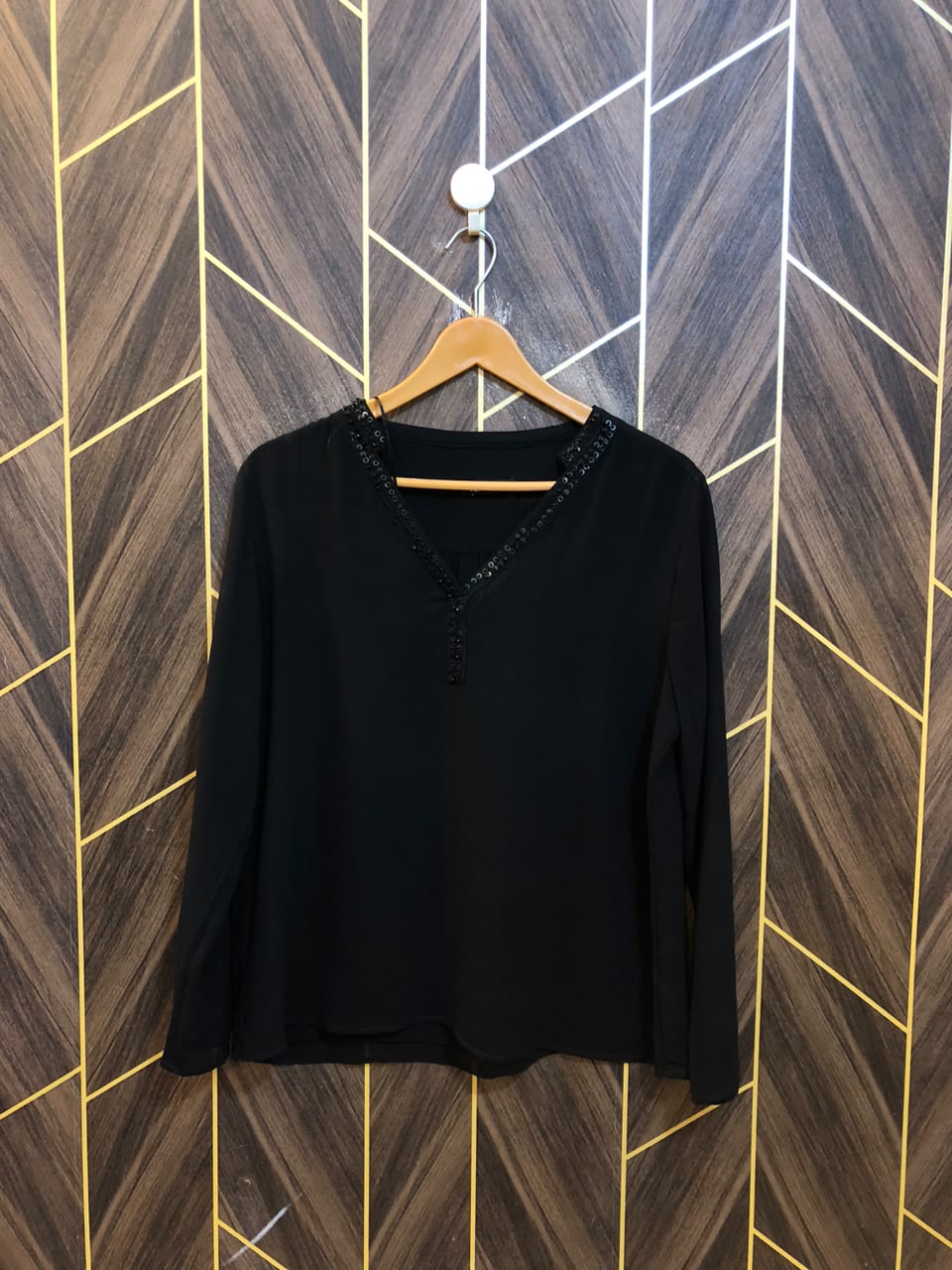 Western Top Chiffon – Large Size (Chest: 21 , Length: 24 )