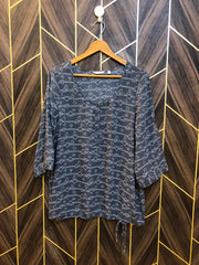Western Top Chiffon – Large Size (Chest: 21  , Length: 27  )