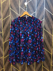 Western Top Chiffon – 2XL Size (Chest: 24, Length: 30 )