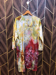 Women Chiffon Cord Set | Shirt Chest 21 | Shirt Length 41 | Skirt Waist 34 | Skirt Length 40