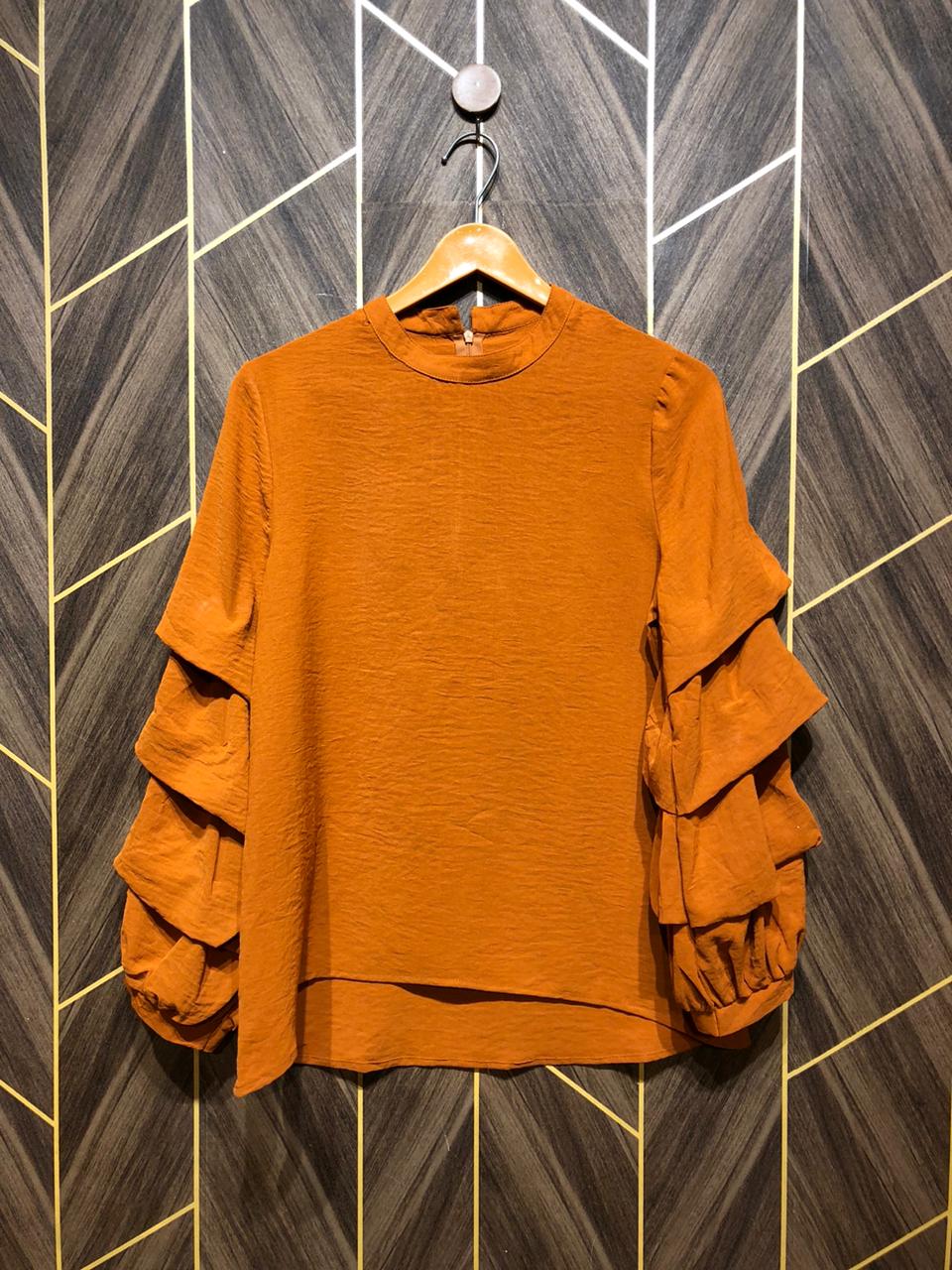 Western Top Chiffon – Small Size (Chest: 18, Length: 27 )